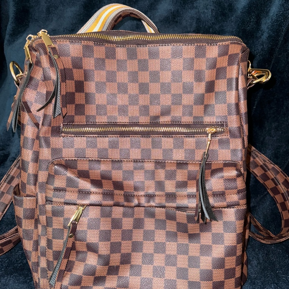 Checkered Backpack - image 2